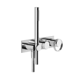 Gessi Anello robinet de douche avec inverseur 2 voies et douchette à main 63343 + 54139